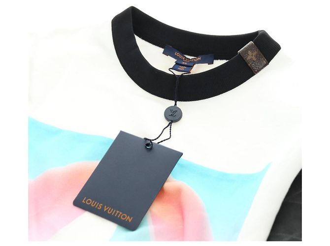 Sudadera de cuello redondo LOUIS VUITTON Algodón XS Blanco LV Auth 182327SM - vista 11
