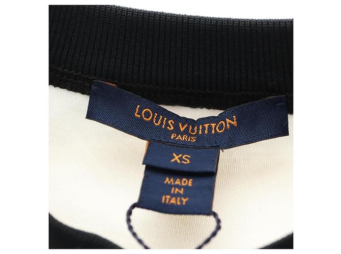 Sudadera de cuello redondo LOUIS VUITTON Algodón XS Blanco LV Auth 182327SM - vista 12
