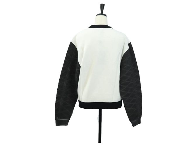 Sudadera de cuello redondo LOUIS VUITTON Algodón XS Blanco LV Auth 182327SM - vista 2