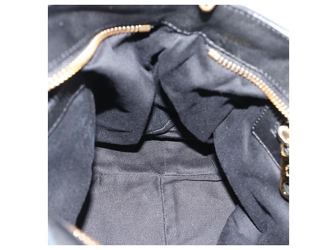 Chloé Borsa Chloe Etel in pelle nera e oro Auth 183634 Nero D'oro - vista 20