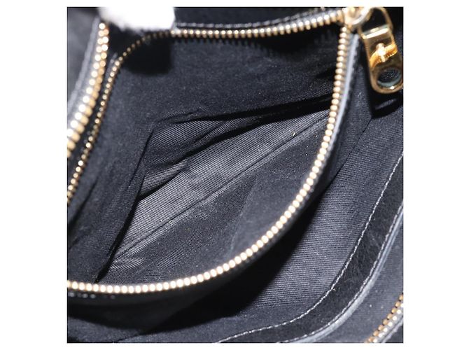 Chloé Borsa Chloe Etel in pelle nera e oro Auth 183634 Nero D'oro - vista 22