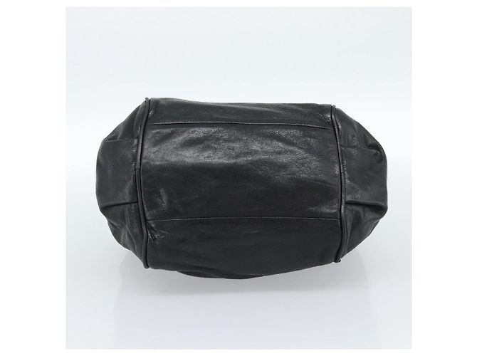 Chloé Borsa Chloe Etel in pelle nera e oro Auth 183634 Nero D'oro - vista 5