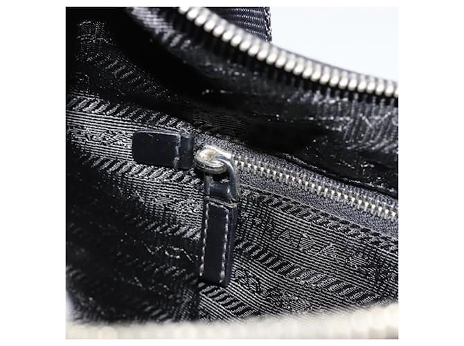 Borsa a tracolla PRADA Nylon Nero Argento Auth yk20451SAM - vista 22