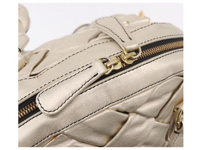 Borsa VALENTINO in Pelle 2way Oro Auth 183017A D'oro - vista 19