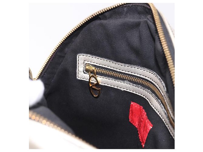 Borsa VALENTINO in Pelle 2way Oro Auth 183017A D'oro - vista 23