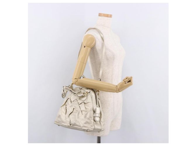 Borsa VALENTINO in Pelle 2way Oro Auth 183017A D'oro - vista 25