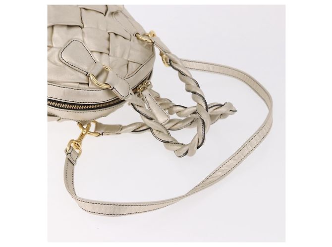 Borsa VALENTINO in Pelle 2way Oro Auth 183017A D'oro - vista 9