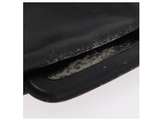 Hermès Borsa Business HERMES Kirius in pelle nera e oro Auth 183240 Nero D'oro - vista 9