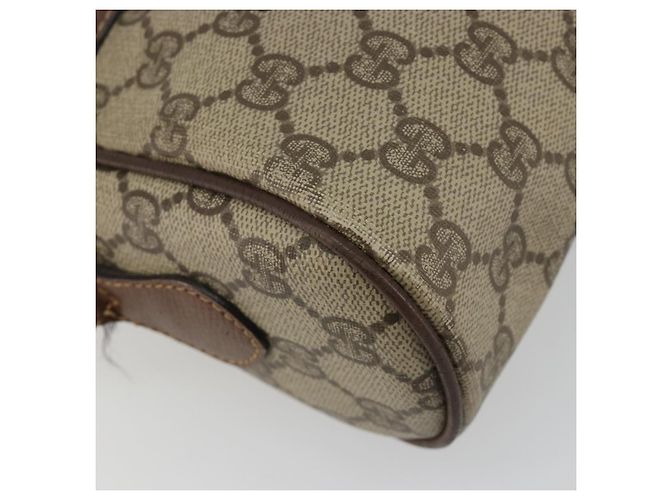 Borsa GUCCI GG Supreme Web Sherry Line PVC Beige 001 56 6472 4021 Auth 183301 - vista 15