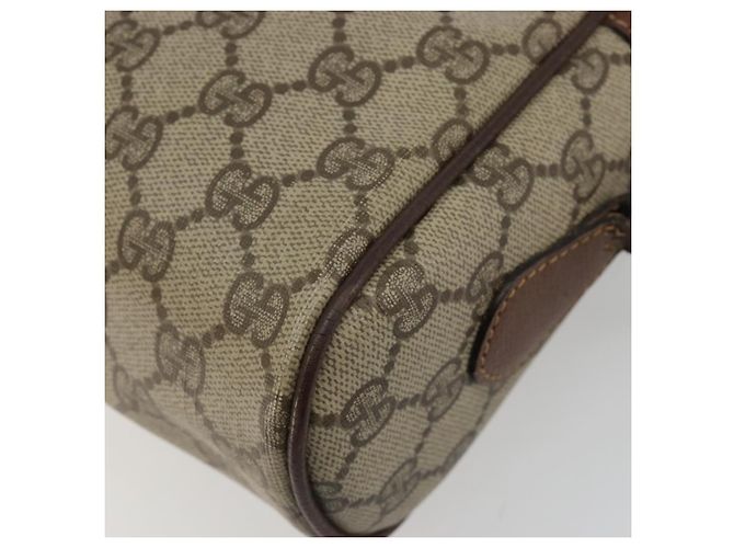 Borsa GUCCI GG Supreme Web Sherry Line PVC Beige 001 56 6472 4021 Auth 183301 - vista 16
