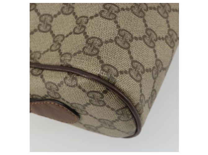 Borsa GUCCI GG Supreme Web Sherry Line PVC Beige 001 56 6472 4021 Auth 183301 - vista 17