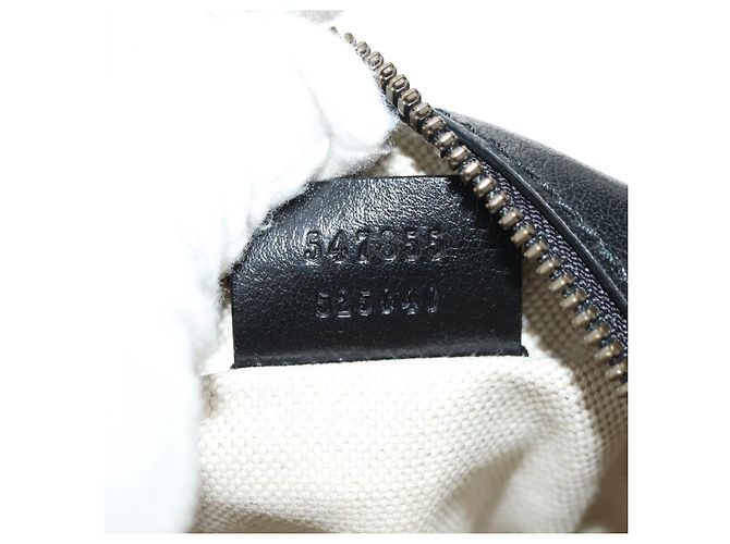 Borsa GUCCI Basketball Shape in Pelle 2way Nero Oro 547855 Auth 182676SAM D'oro - vista 11