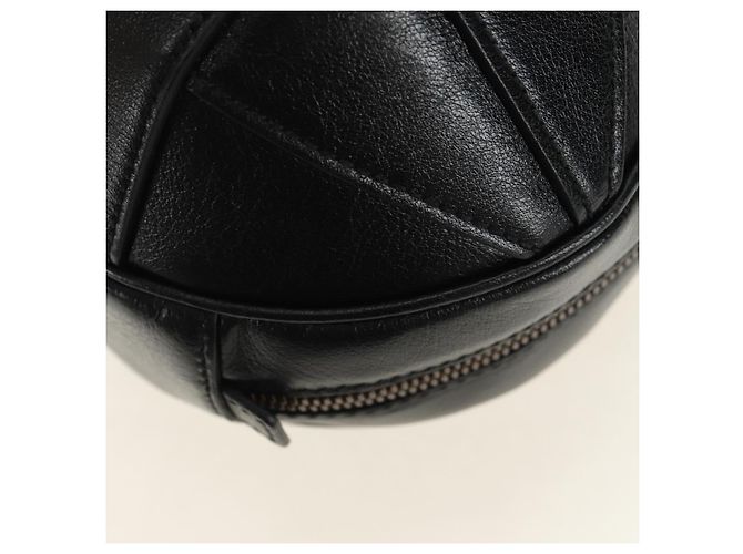 Borsa GUCCI Basketball Shape in Pelle 2way Nero Oro 547855 Auth 182676SAM D'oro - vista 20