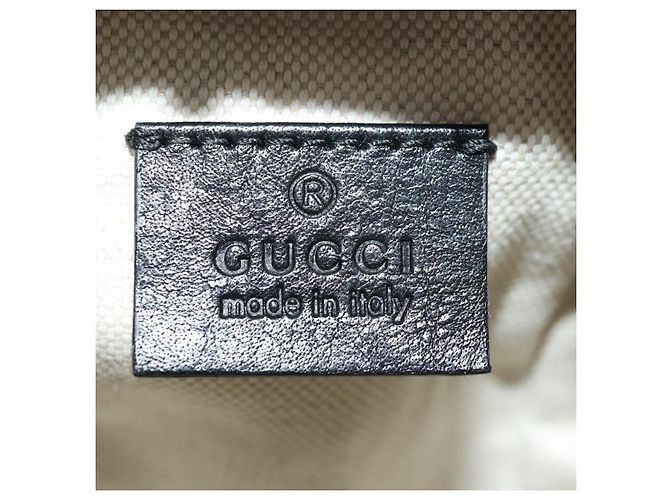 Borsa GUCCI Basketball Shape in Pelle 2way Nero Oro 547855 Auth 182676SAM D'oro - vista 23