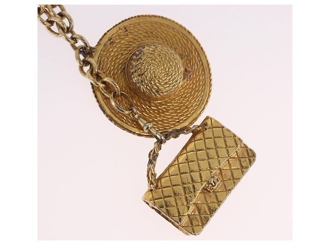 CHANEL Halskette Metall Goldton CC Authentisch bs35422A - Ansicht 3