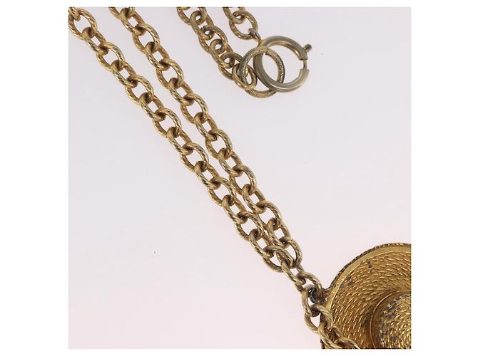 CHANEL Halskette Metall Goldton CC Authentisch bs35422A - Ansicht 4