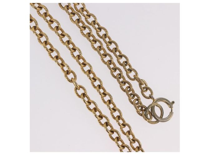 CHANEL Halskette Metall Goldton CC Authentisch bs35422A - Ansicht 5