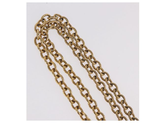 CHANEL Halskette Metall Goldton CC Authentisch bs35422A - Ansicht 6