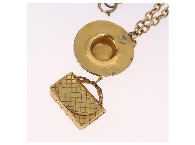 CHANEL Halskette Metall Goldton CC Authentisch bs35422A - Ansicht 8