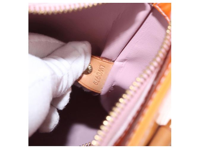 LOUIS VUITTON Borsa Houston Monogram Vernis Rosa Marshmallow M91302 LV Auth 184212 - vista 12