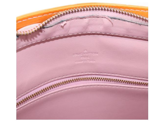 LOUIS VUITTON Borsa Houston Monogram Vernis Rosa Marshmallow M91302 LV Auth 184212 - vista 19