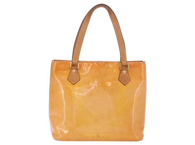 LOUIS VUITTON Borsa Houston Monogram Vernis Rosa Marshmallow M91302 LV Auth 184212 - vista 2