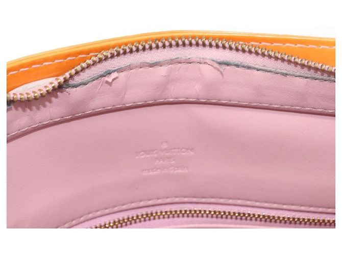 LOUIS VUITTON Borsa Houston Monogram Vernis Rosa Marshmallow M91302 LV Auth 184212 - vista 20