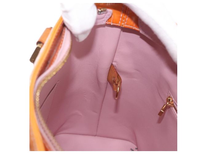 LOUIS VUITTON Borsa Houston Monogram Vernis Rosa Marshmallow M91302 LV Auth 184212 - vista 22