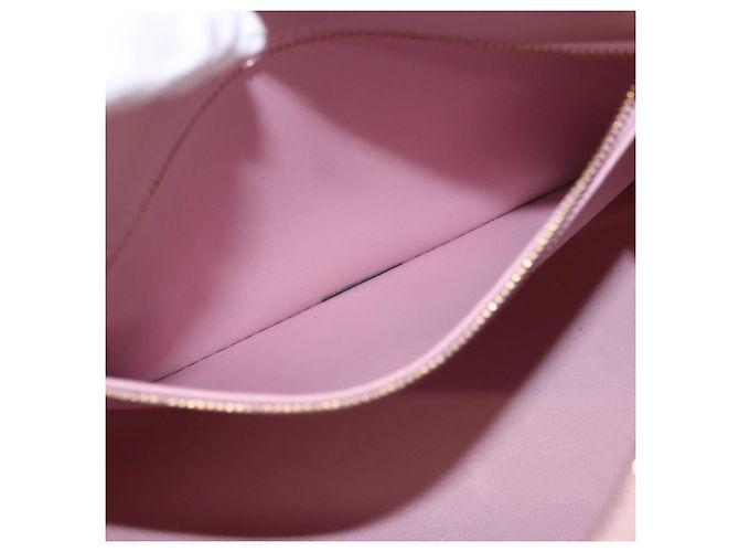 LOUIS VUITTON Borsa Houston Monogram Vernis Rosa Marshmallow M91302 LV Auth 184212 - vista 24