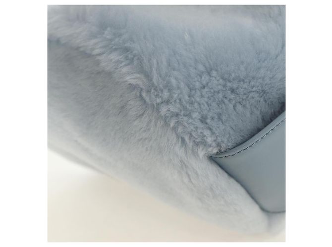 Borsa PRADA Petit Sac Noir da donna Azzurro Oro Autentica 181769SAM D'oro Blu chiaro - vista 16