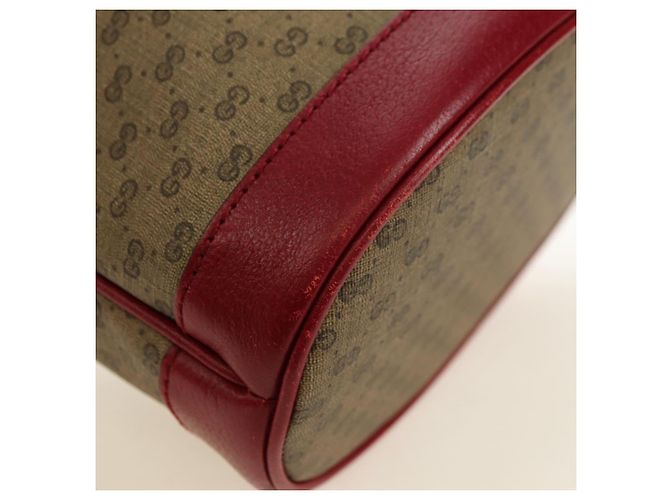 Bolso GUCCI Micro GG Supreme Doraemon x Fujiko-Pro en PVC Beige 655597 Auth 183006M Dorado - vista 15