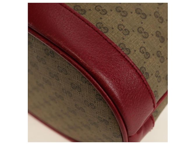 Bolso GUCCI Micro GG Supreme Doraemon x Fujiko-Pro en PVC Beige 655597 Auth 183006M Dorado - vista 16