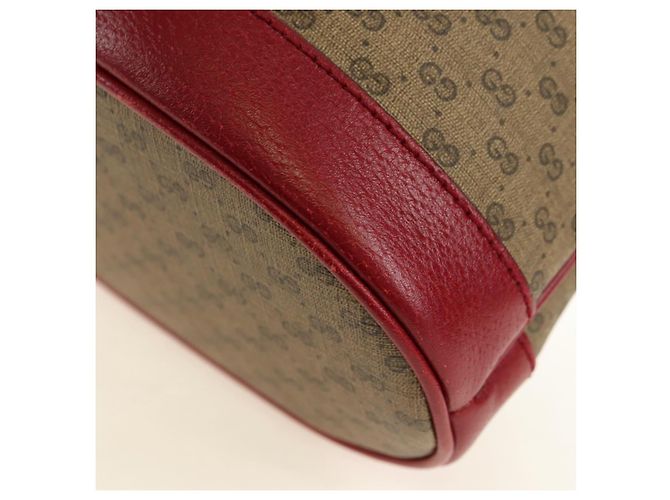 Bolso GUCCI Micro GG Supreme Doraemon x Fujiko-Pro en PVC Beige 655597 Auth 183006M Dorado - vista 18