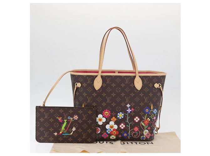 LOUIS VUITTON Monogram Takashi Murakami Neverfull MM Bag M13271 LV Auth 182628SM Monogramma - vista 12