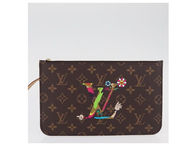 LOUIS VUITTON Monogram Takashi Murakami Neverfull MM Bag M13271 LV Auth 182628SM Monogramma - vista 24