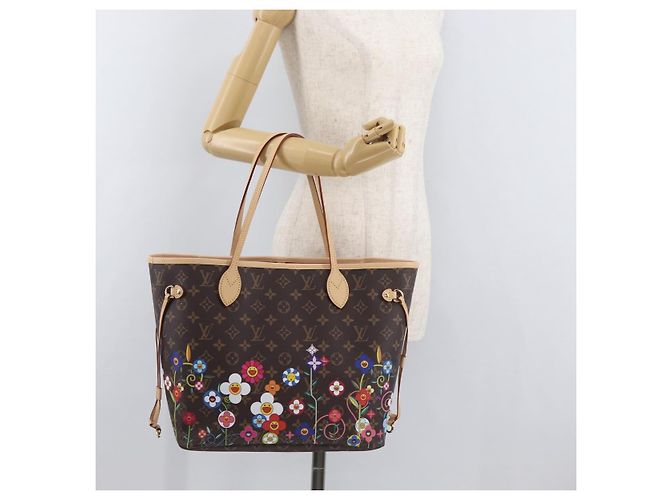 LOUIS VUITTON Monogram Takashi Murakami Neverfull MM Bag M13271 LV Auth 182628SM Monogramma - vista 33