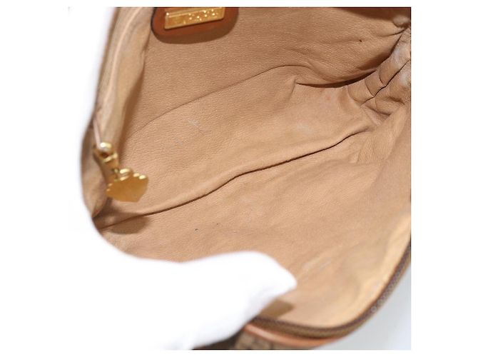 Borsa a Spalla GUCCI in Pelle Beige Oro 007 115 4916 Auth 184510 D'oro - vista 11