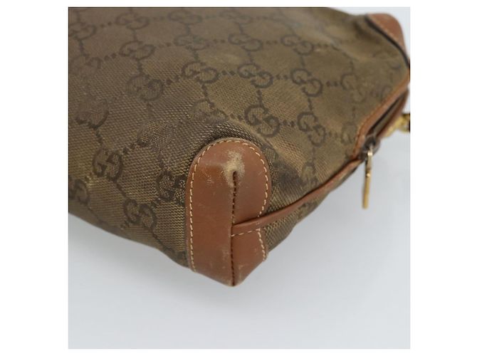 Borsa a Spalla GUCCI in Pelle Beige Oro 007 115 4916 Auth 184510 D'oro - vista 15