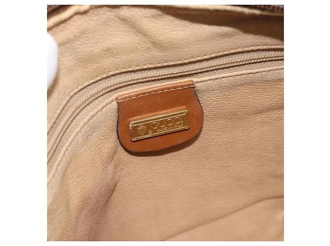 Borsa a Spalla GUCCI in Pelle Beige Oro 007 115 4916 Auth 184510 D'oro - vista 18
