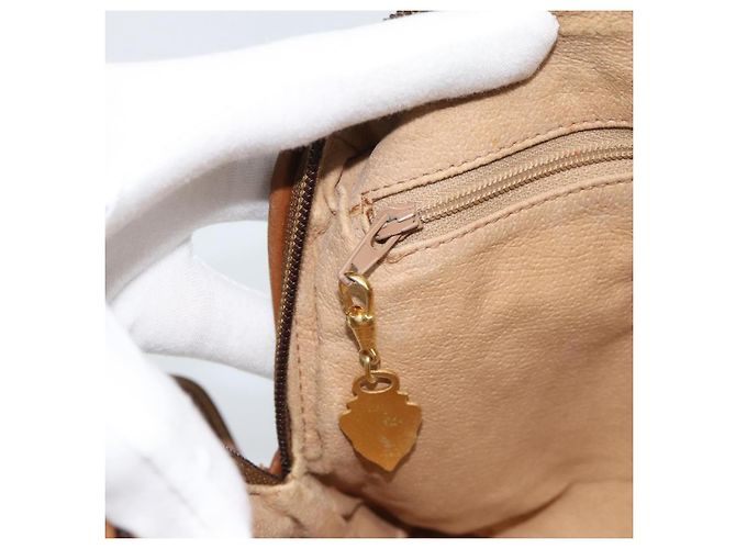 Borsa a Spalla GUCCI in Pelle Beige Oro 007 115 4916 Auth 184510 D'oro - vista 21