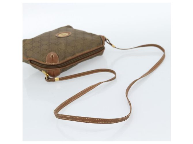 Borsa a Spalla GUCCI in Pelle Beige Oro 007 115 4916 Auth 184510 D'oro - vista 7
