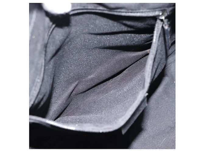 Bolso GUCCI GG Canvas Negro Plata 113017 Auth ka4582 - vista 20