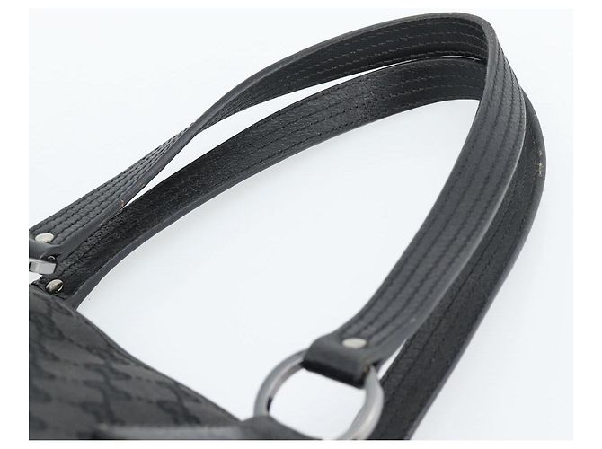 Bolso GUCCI GG Canvas Negro Plata 113017 Auth ka4582 - vista 8