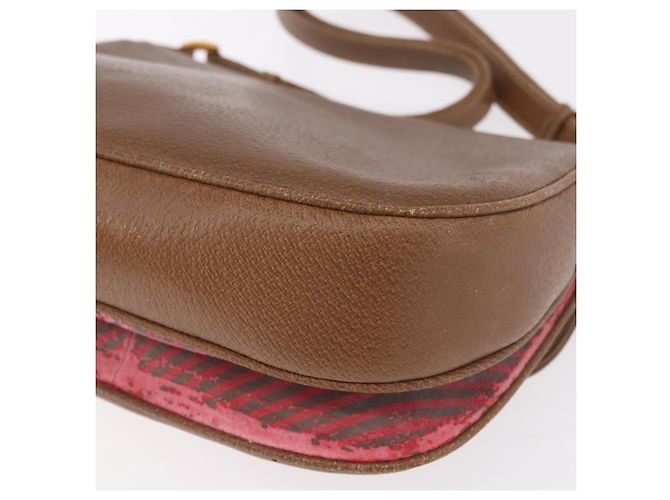 Borsa a Spalla GUCCI Pelle Oro Marrone 72 02 104 Auth 184483 D'oro - vista 16
