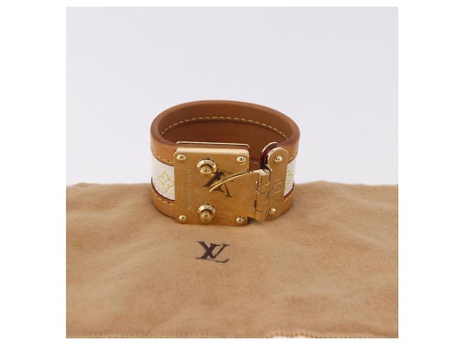 LOUIS VUITTON Monogram Multicolor Messing Koala Weiß M65344 LV Auth 182703 - Ansicht 12