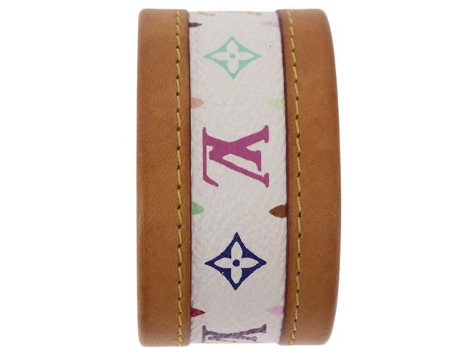 LOUIS VUITTON Monogram Multicolor Messing Koala Weiß M65344 LV Auth 182703 - Ansicht 3
