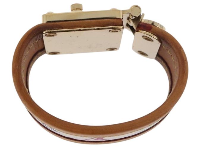 LOUIS VUITTON Monogram Multicolor Messing Koala Weiß M65344 LV Auth 182703 - Ansicht 5