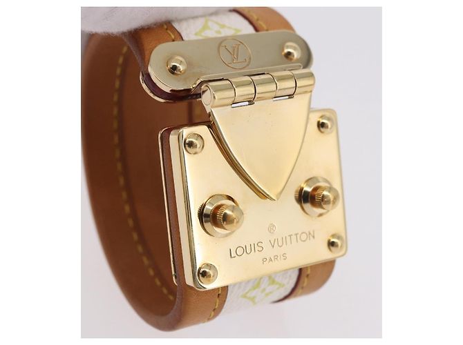 LOUIS VUITTON Monogram Multicolor Messing Koala Weiß M65344 LV Auth 182703 - Ansicht 8