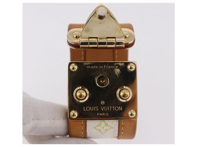 LOUIS VUITTON Monogram Multicolor Messing Koala Weiß M65344 LV Auth 182703 - Ansicht 9