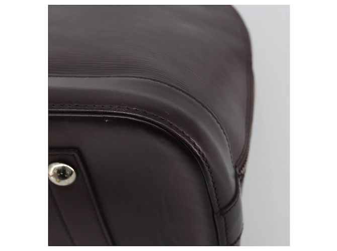 Borsa LOUIS VUITTON Epi Alma Viola Cassis M5280K LV Auth ep14652A Porpora Viola scuro - vista 15